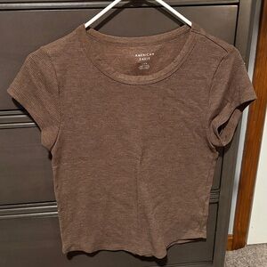 American Eagle Outfitters Short Sleeve Brown Tee